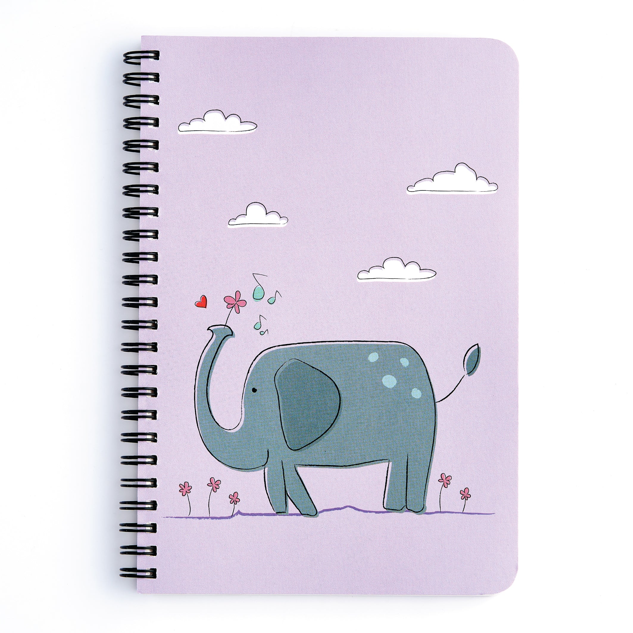 Elephant: Spiral Notebook (A5 / Plain) – Factor Notes