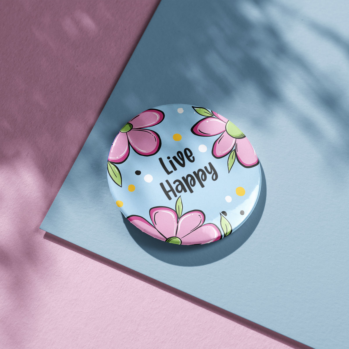Live happy - Badge – Factor Notes