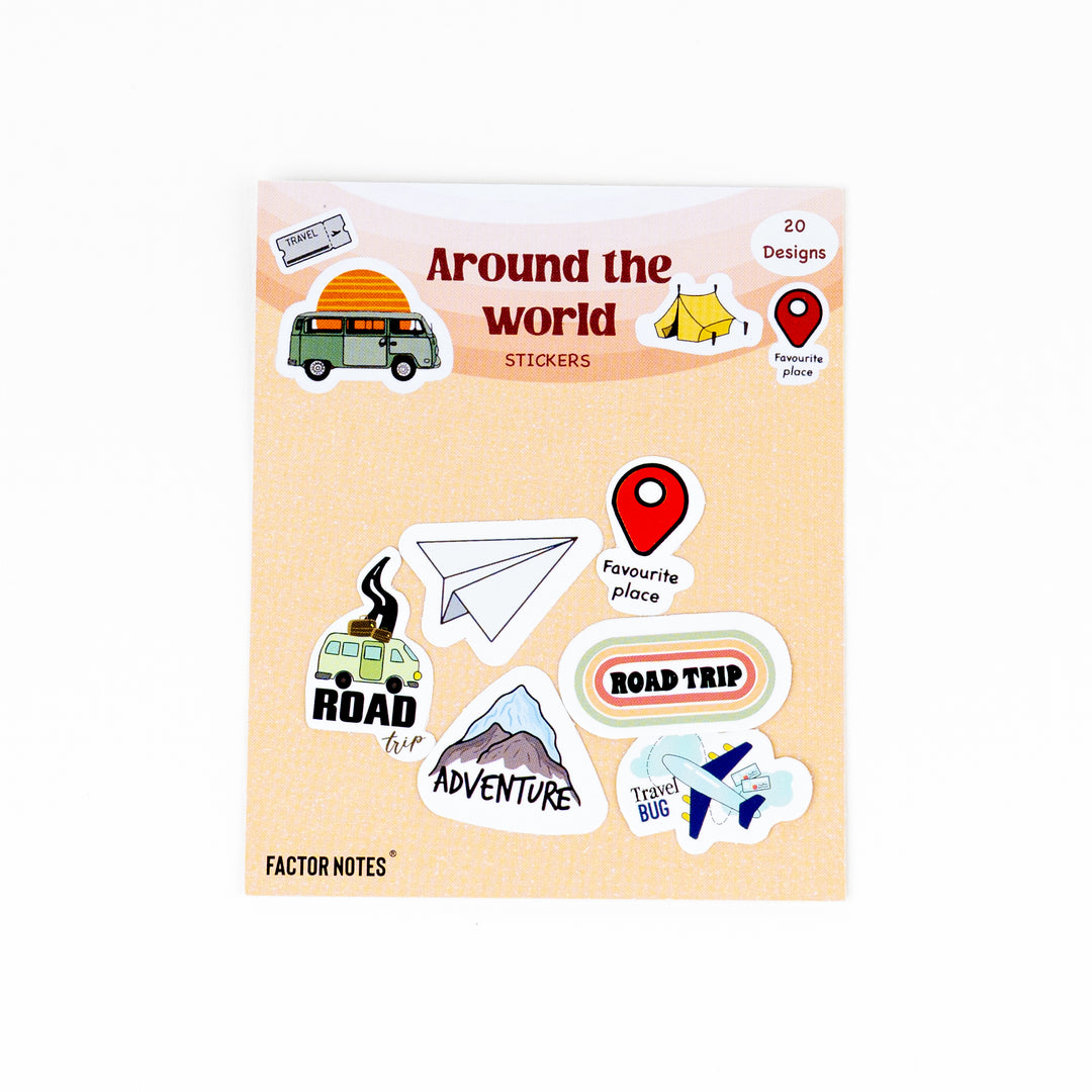 Around The World - Sticker Pack – Factor Notes
