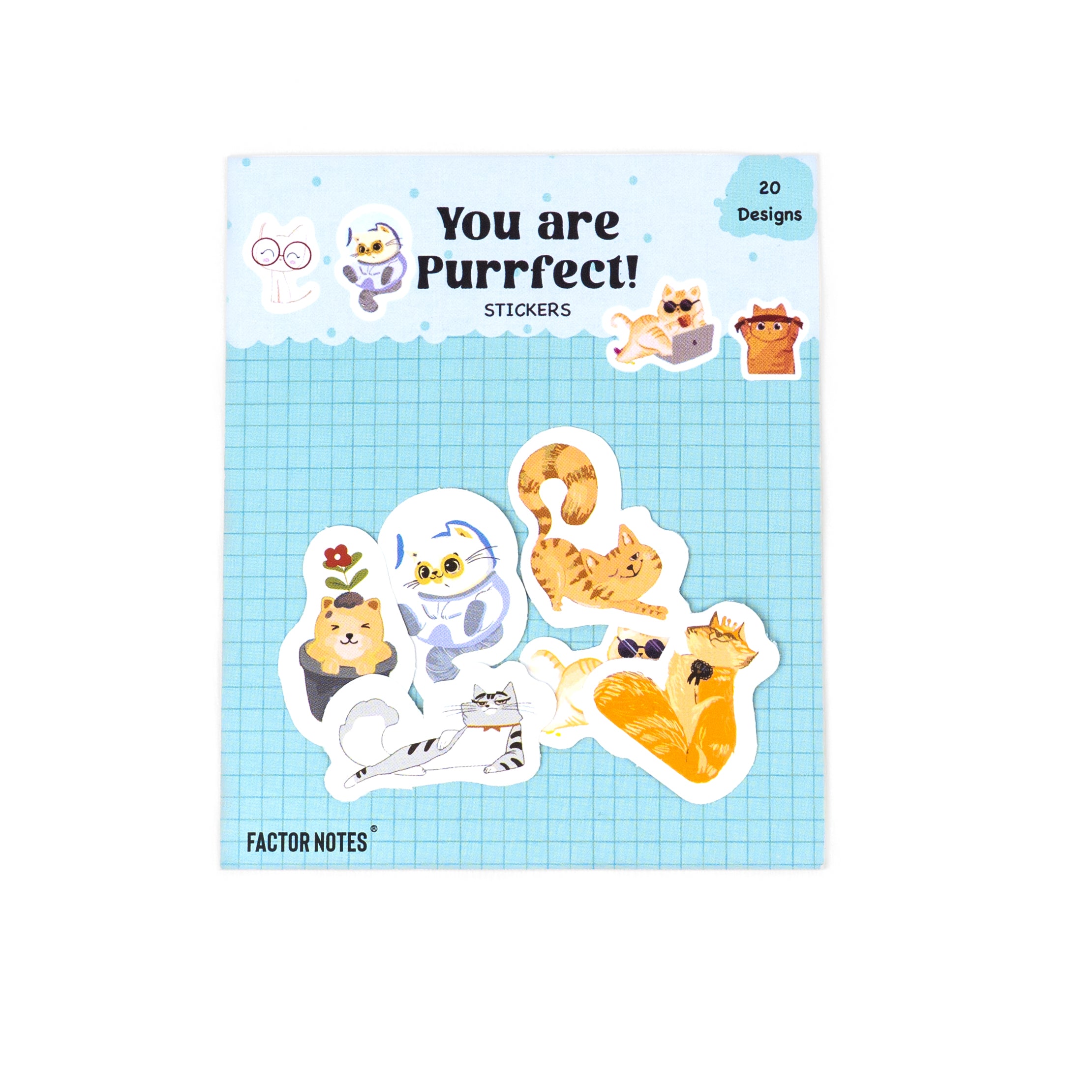 Purrrfect Sticker You are Purrfect - Sticker Pack – Factor Notes